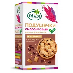 Di&Di ПОДУШЕЧКИ амарантовые со стевией, с шоколадной начинкой 250 г