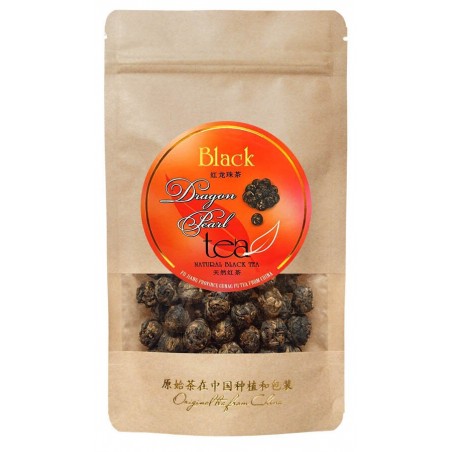 DRAGON PEARL Ekskluzīva Ķīnas Melnā tēja „Pūķa pērle”, 100g Doypack