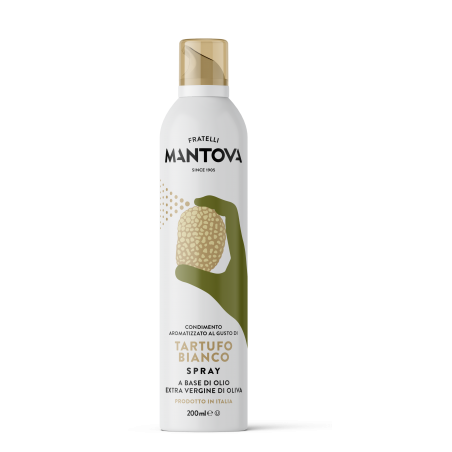 MANTOVA Extra Virgin olīveļļas aerosols ar balto trifeļu garšu 200ml