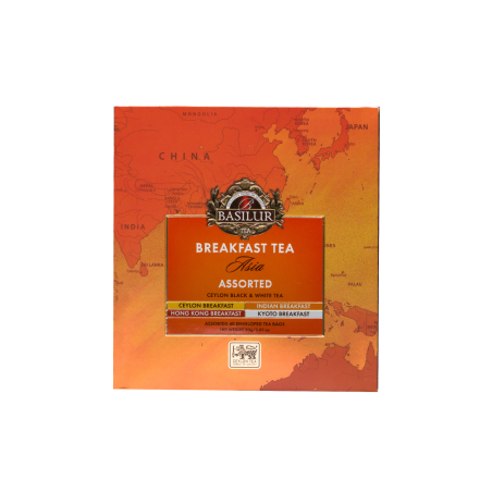 Чай черный АЗИЯ ЗАВТРАК Ассорти 80g Basilur