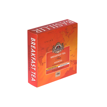 Black tea ASIA BREAKFAST Assorted 80g Basilur