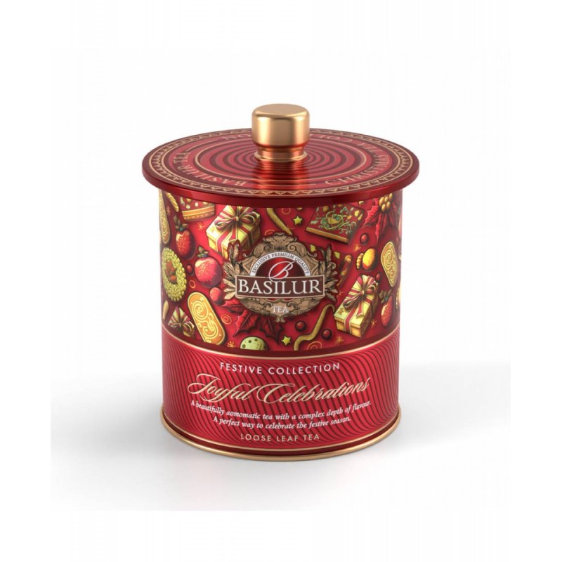 Чёрный чай Festive Collection JOYFUL CELEBRATIONS 75g metal Basilur Чёрный чай Festive Collection JOYFUL CELEBRATIONS 75g metal Basilur