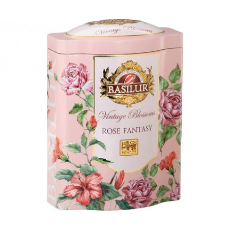 Зеленый чай VINTAGE BLOSSOMS ROSE FANTASY 100г BASILUR
