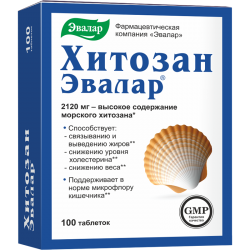 Chitosan 100 tab. Evalar