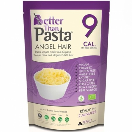 Растительная лапша Конжак Angel Hair БИО 385г, BETTER THAN FOOD