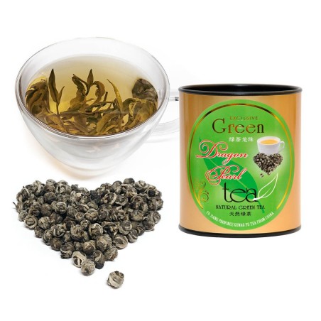 Green Dragon Pearl B Tin 100g GF - small pearls
