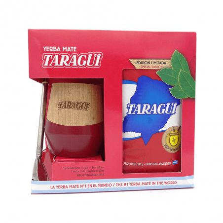 Taragui set Traditional 500g + Kalabasa + bombilla, for yerba mate