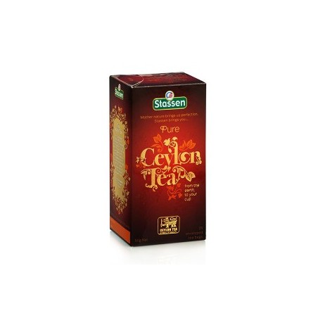 Stassen dabīgā Ceilonas melna tēja 25 tējas maisiņi