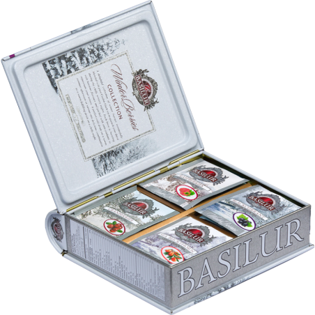 “WINTER BERRIES” 30 paciņas tēja metāla dāvanu iepakojumā BASILUR 64g