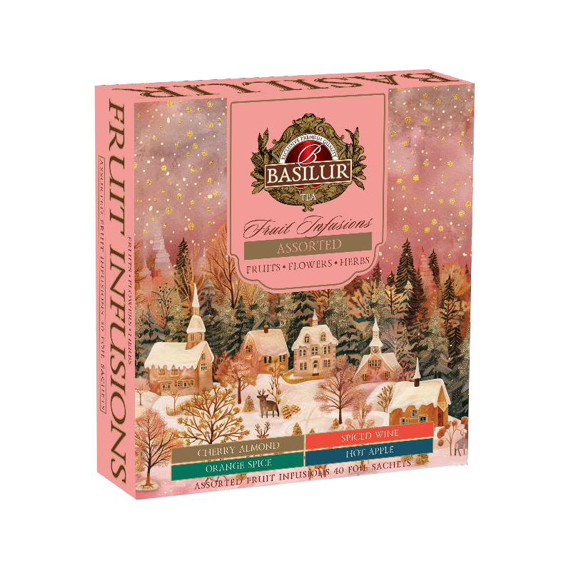 CHRISTMAS FRUIT INFUSIONS 40EN 72g Christmas Gift box BASILUR CHRISTMAS FRUIT INFUSIONS 40EN 72g Christmas Gift box BASILUR