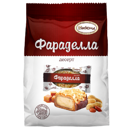 Vafeļu deserts "AKKOND" "FARADELLA" ar krēmveida krējuma pildījumu 250 g