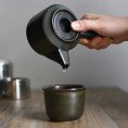 Kinto LT Kyusu Teapot Black 300ml