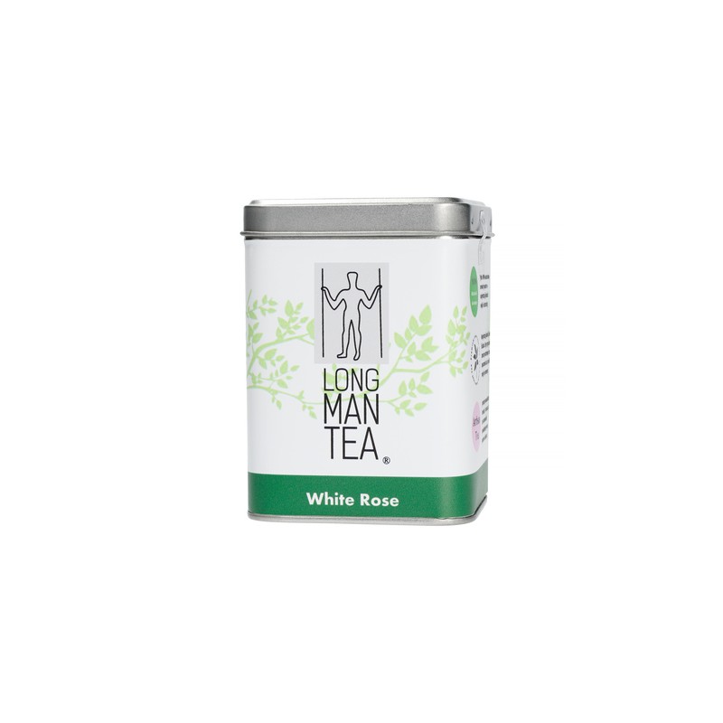 Long Man Tea - Baltā Roze - Pai Mu Tan Berama tēja - 50g bundža