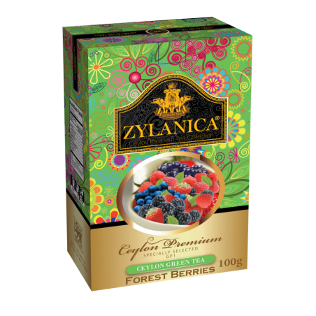 ZYLANICA GREEN TEA WITH FOREST BERRIES 100g