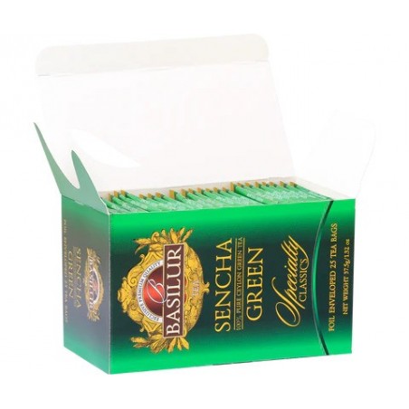 Чай зеленый "SPECIALTY CLASSICS" СЕНЧА 25 пакетиков Basilur
