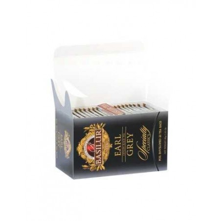 EARL GREY чёрный чай с бергамотом Specialty Classic Basilur 25 пакетиков