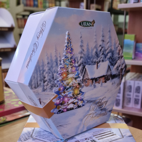 Liran MERRY CHRISTMAS Коллекция черного чая и зеленого чая 2x30x2г пакетики
