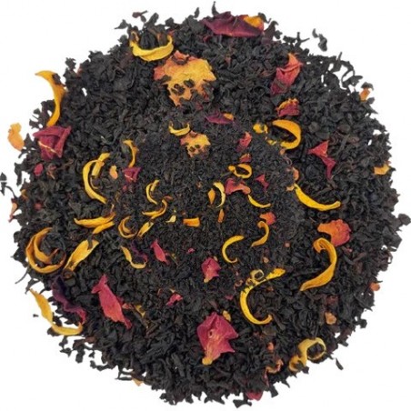Black tea BLACK ESSENCE ROSE BERGAMOT (metal tin) 100g metal tin Basilur