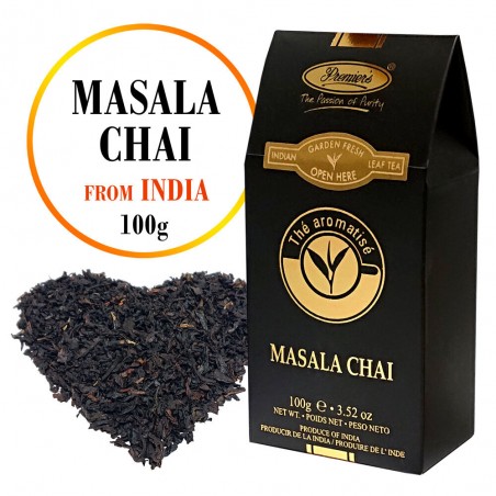 MASALA CHAI Indijas tradicionāla melnā beramā lapu tēja, Premiers, 100g