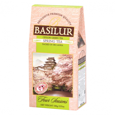 BASILUR SPRING TEA зелёный чай 100г картон 4 Seasons