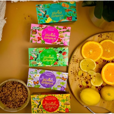 Stassen Herbal Infusion Комплект чая 5 x 25 пакетиков