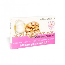 Garlic oil 100 capsules.