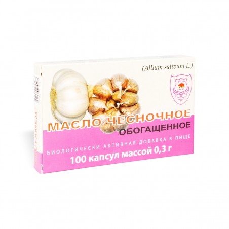 Garlic oil 100 capsules.