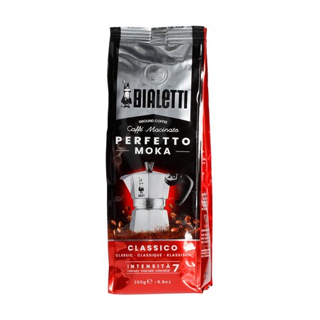 Bialetti Moka Express 6 cup 270 ml + Perfetto Moka Classico Coffee 250g