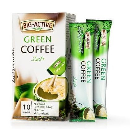 La Karnita Зеленый кофе 2 в 1 Big-Active 10 пакетиков