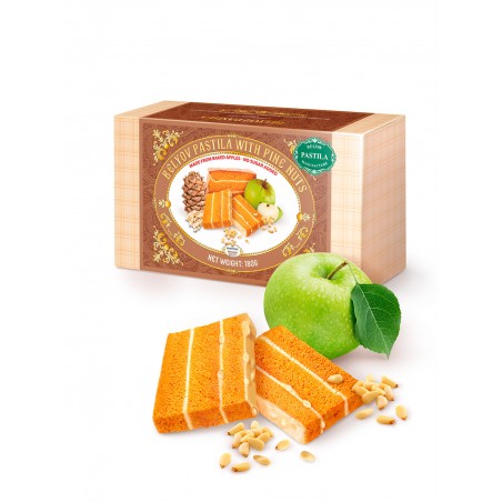 Pastila Belevskaya pastila manufactory with pine nuts without sugar 180g