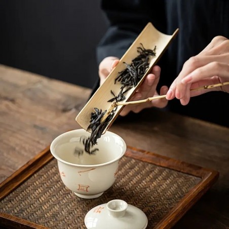 Bamboo tea set for Сhinese tea Ceremony