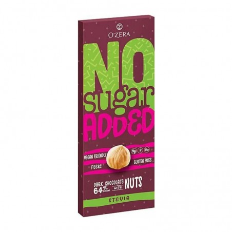 Горький шоколад O'Zera No sugar added Dark&Nuts 90 г