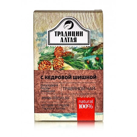 Tea drink "Herbal tea with cedar cone", 50g