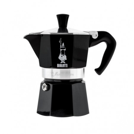 Bialetti Moka Express 3 cup 150ml гейзерная кофеварка чёрная