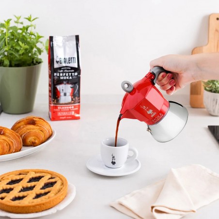 Bialetti Moka Induction 2 cup 80ml red