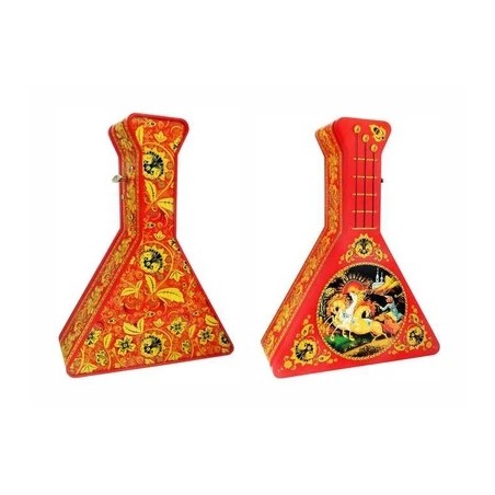 Balalaika Sarkana Muzikālā ar melno Ceilonas lielo lapu tēju (skārda) 50 g