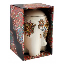 Black tea in a ceramic jar - White elephant, 50 g