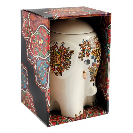 Black tea in a ceramic jar - White elephant, 50 g