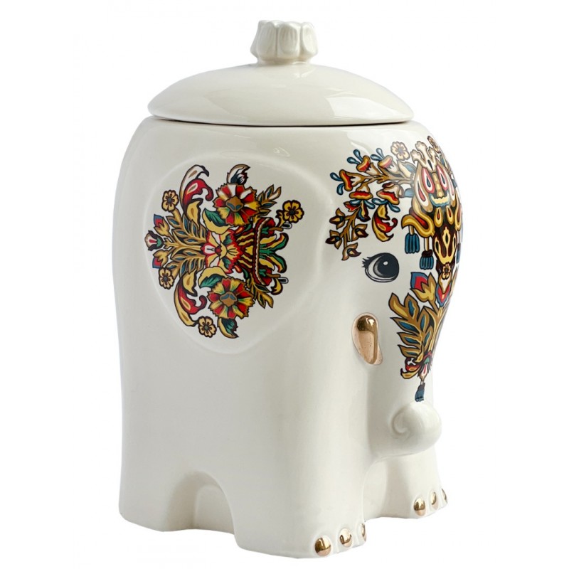 Black tea in a ceramic jar - White elephant, 50 g