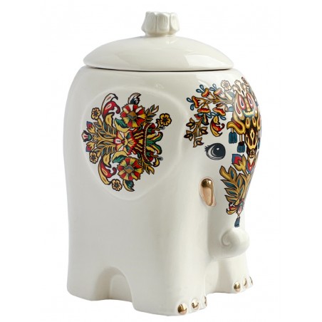 Black tea in a ceramic jar - White elephant, 50 g