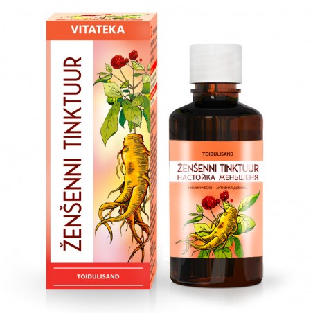 Ginseng Tincture 25ml Vitateka Ženšenni