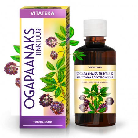 Eleutherococcus Roots Tincture, 25 ml Vitateka Ogapaanaks