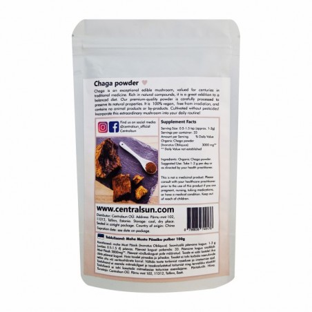 BIO čagas pulveris 100g