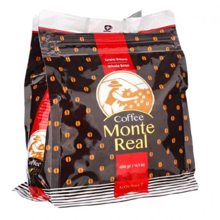 Monte Real - Arabica Gourmet Coffee Beans Cacao Flavor 400g