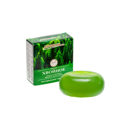 Natural Pine Solid Soap, 80 g AROMA SAULES