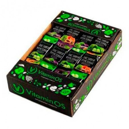 Fruit Pastilles with Sweeteners, Assorted 400g VitaminOS