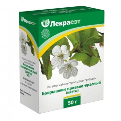 Цветки и листья боярышника...