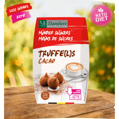 Less Sugars truffles Damhert, 120g