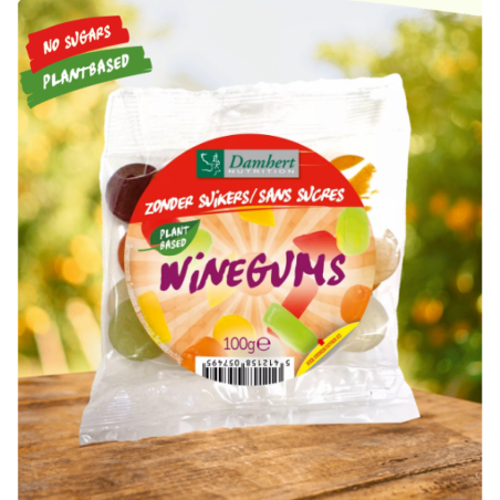 Without Sugars Winegums Damhert, 100 g