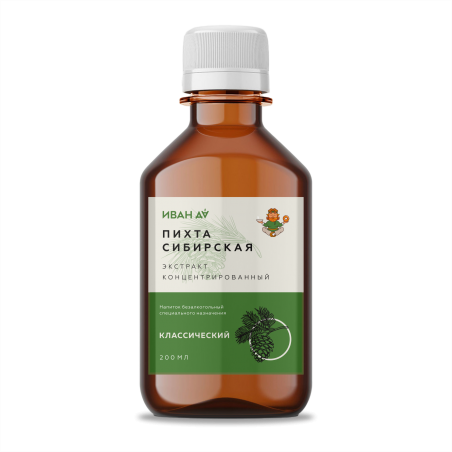Sibīrijas egles ekstrakta koncentrāts (klasiskais), 200 ml Ivan Da